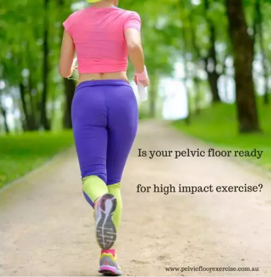 When is it safe to return to high impact exercise after having a baby?
