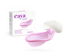 Medintim Caya Contoured Gaftring in pink, shown with its white retail box and a white carrying case on a clean white background.