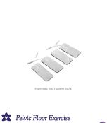 Adhesive electrodes 50mm x 100mm (PK4)