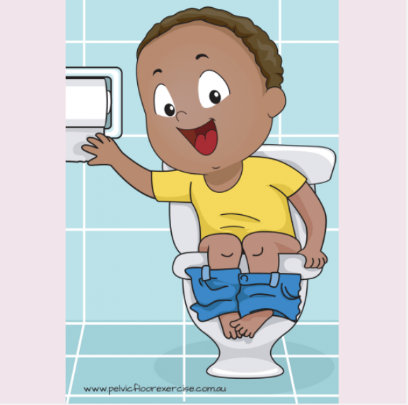 Toilet posture for kids